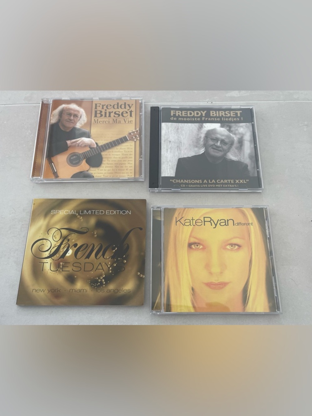 4 French Music CDs from France.